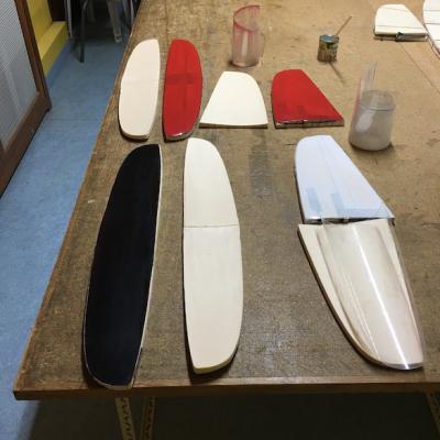 Démoulage des empennages