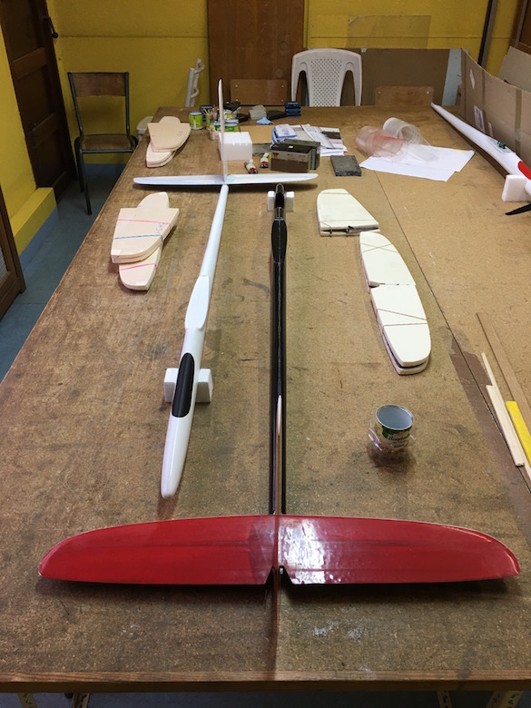 Fuselages terminés..