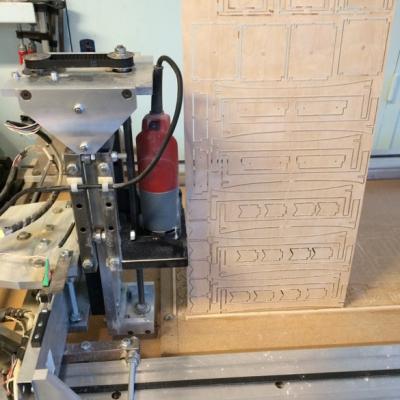 Gros plan sur la découpe.